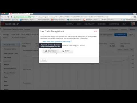 Quantopian - Robinhood Integration