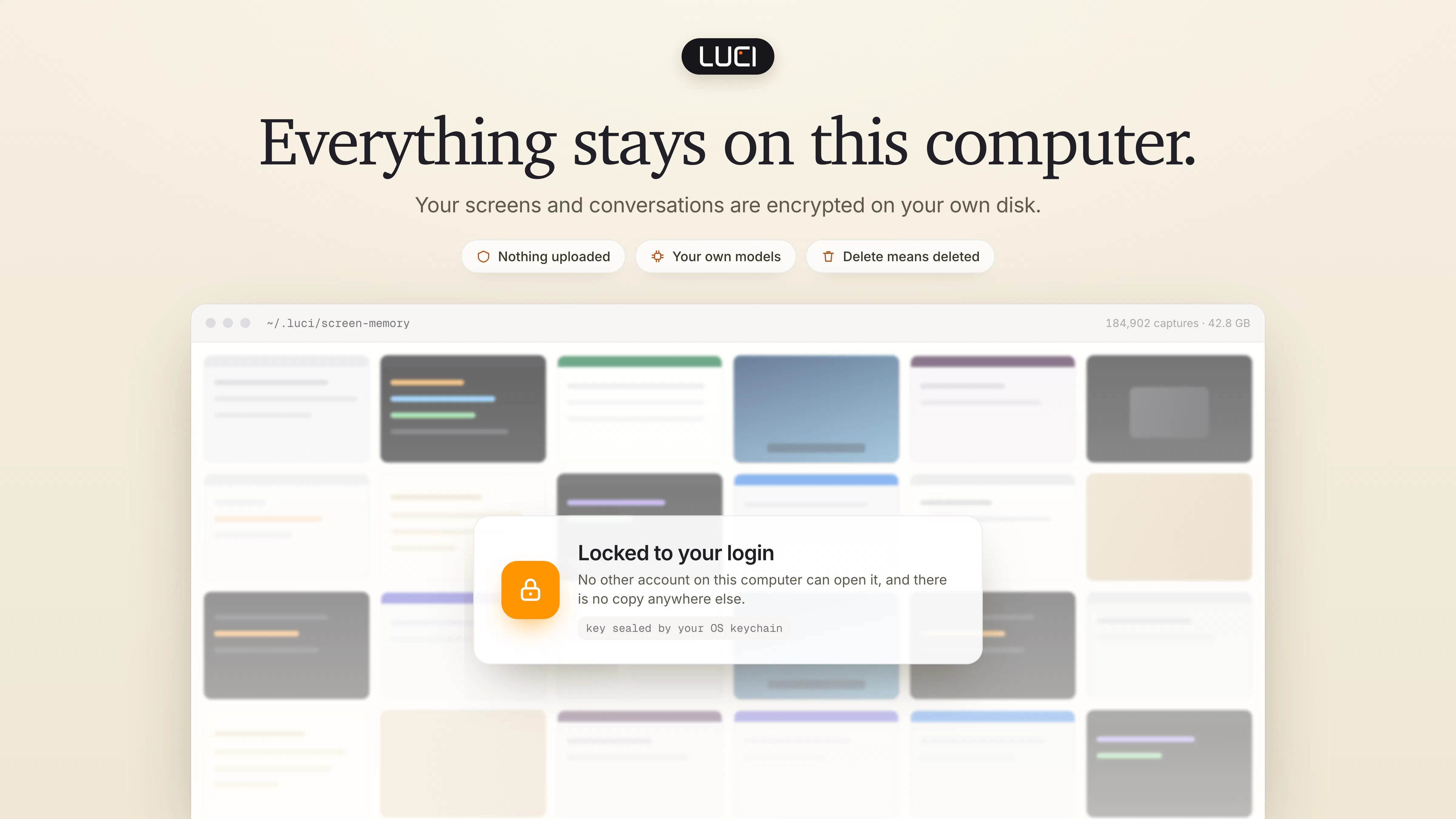 LUCI Desktop gallery image