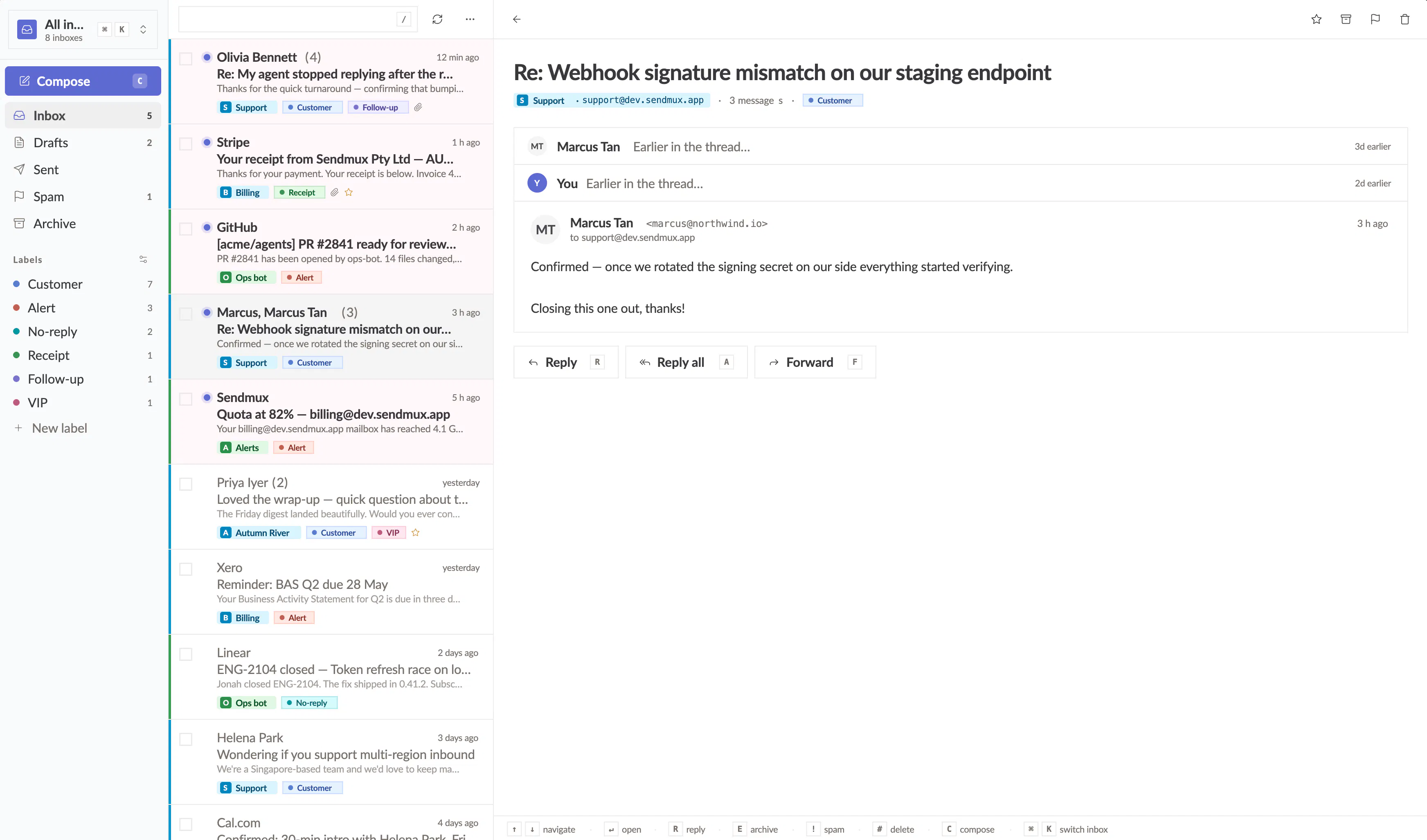 Sendmux gallery image
