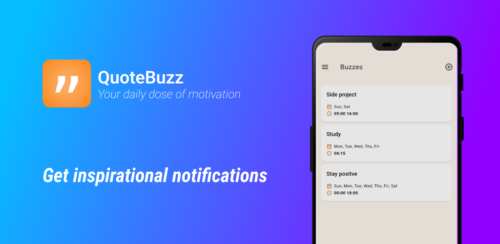 QUOTEBUZZ : 매일 영감 - 견적 알림을 통한 일일 동기 부여. 미디어 7