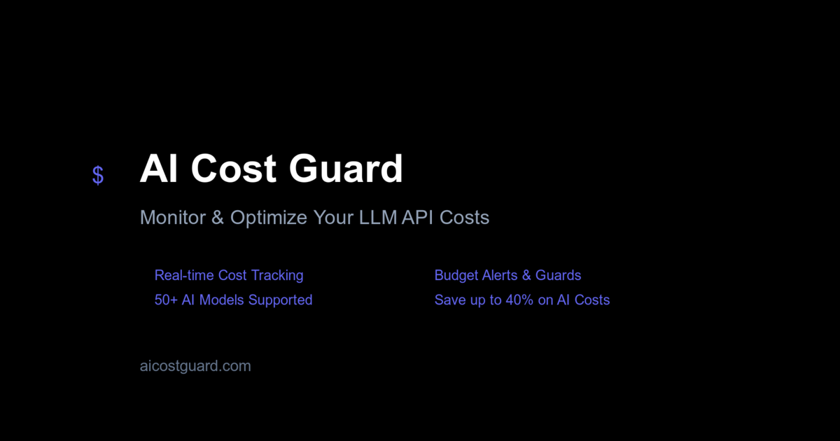 AI Cost Guard media 4