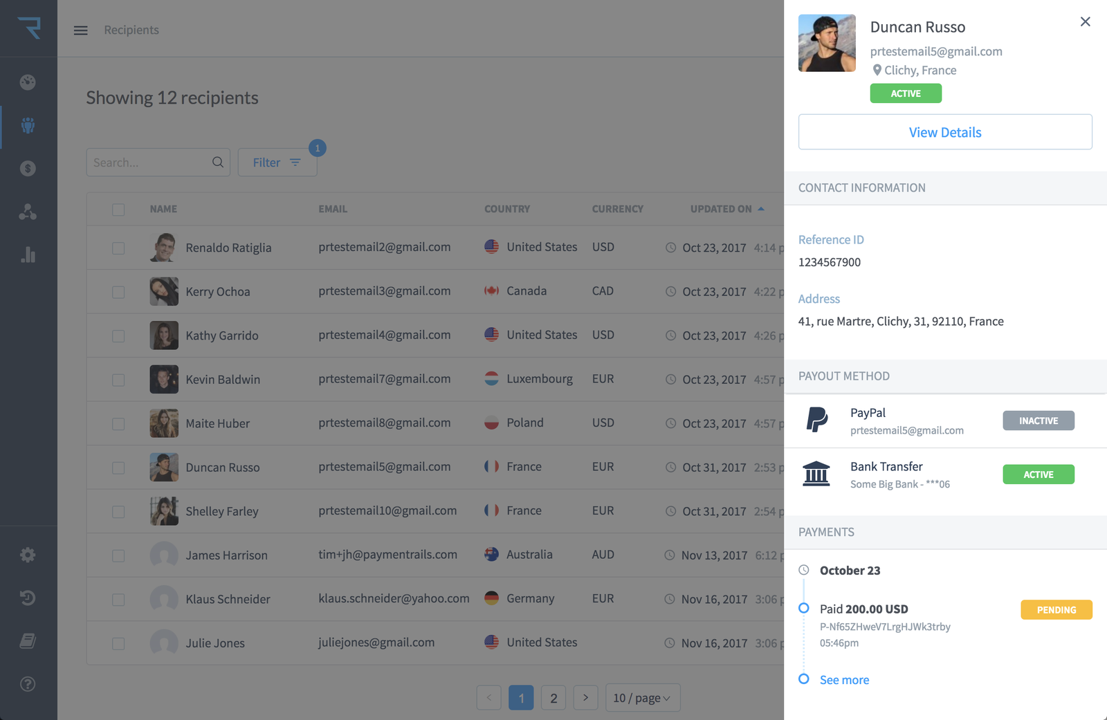 Payment Rails Payout API gallery image