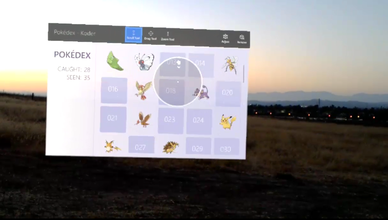 Pokémon Go HoloLens Prototype gallery image