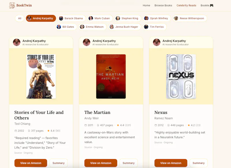 BookTwin screenshot 3