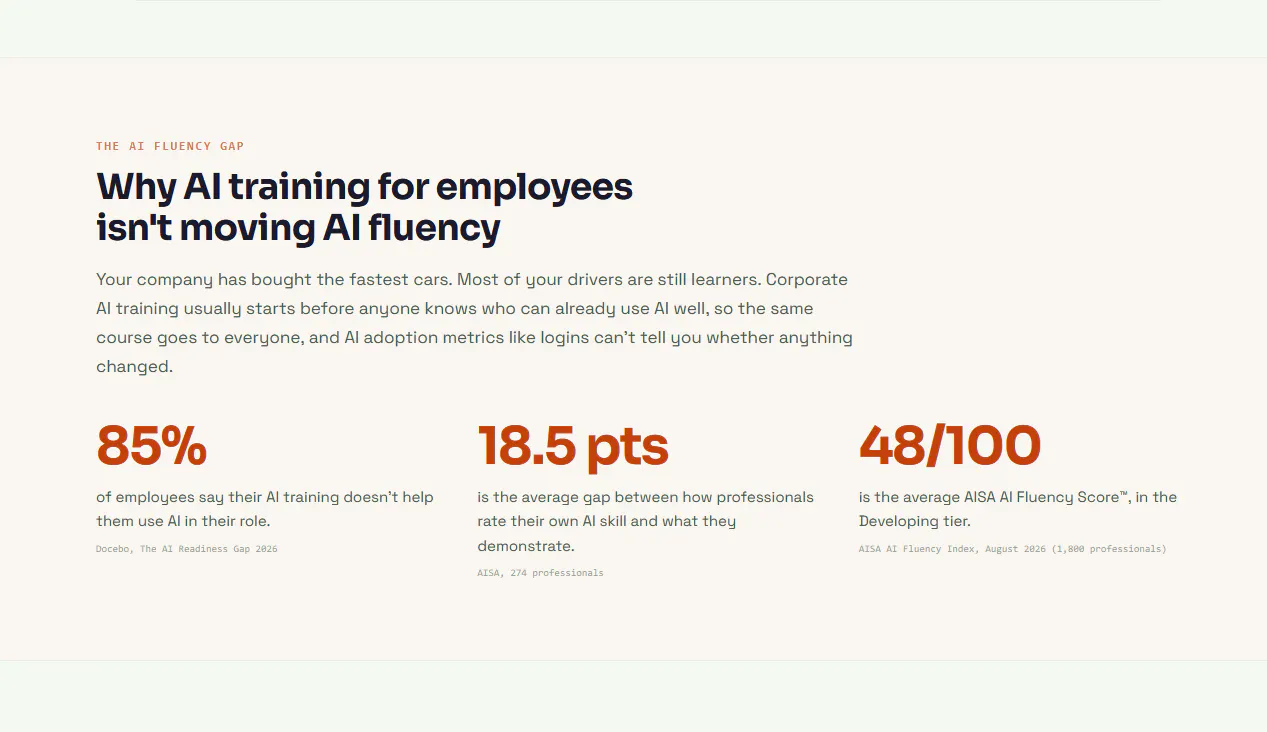 AISA Score™ - The AI Fluency Assessment gallery image