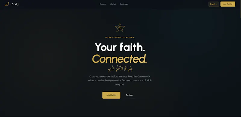 Araby - Your Islamic Companion screenshot 1