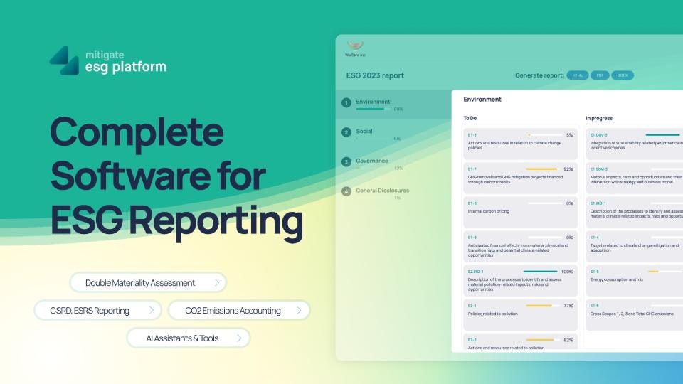 Mitigeer ESG - CSRD- en ESRS -rapportagesoftware media 1