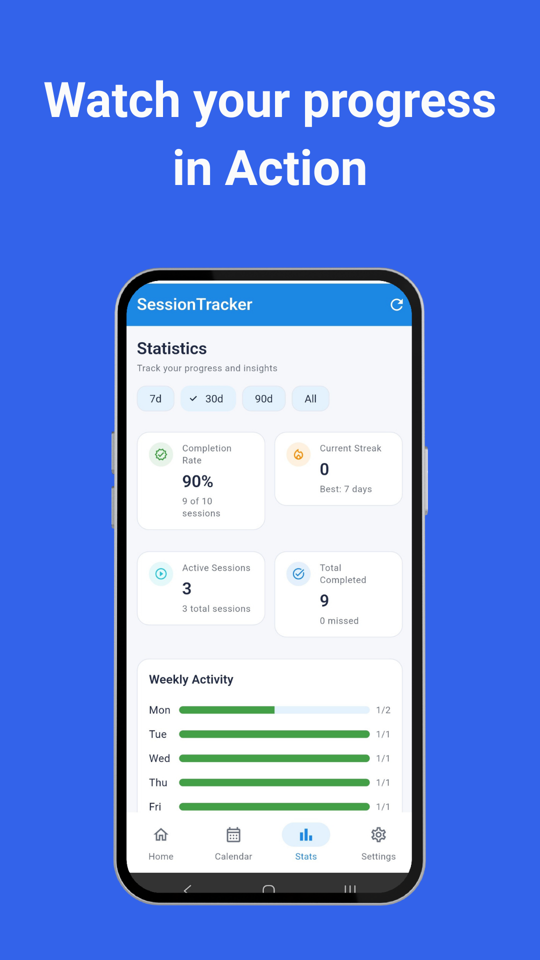 Track My Sessions gallery image