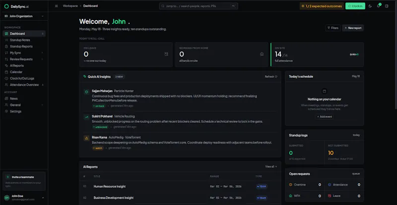 DailySync.AI screenshot 2