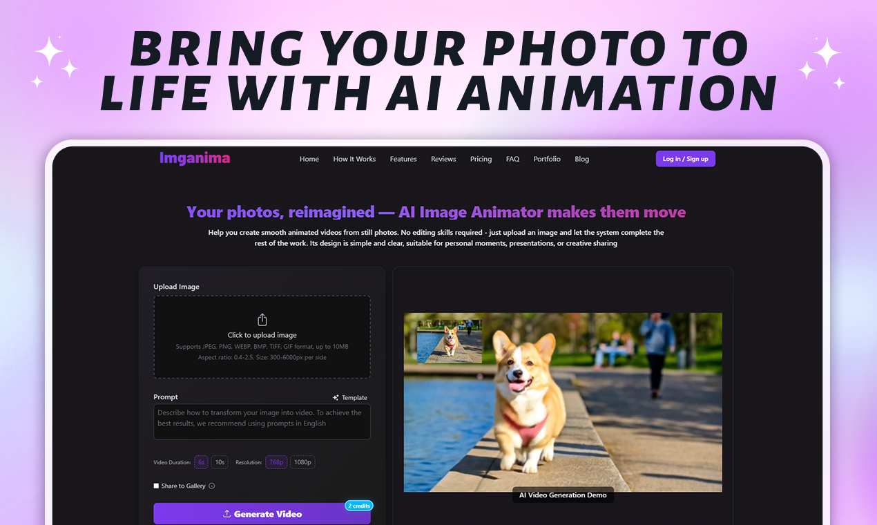 Animasyon AI - Görüntüleri dinamik videolara dönüştürün medya 1