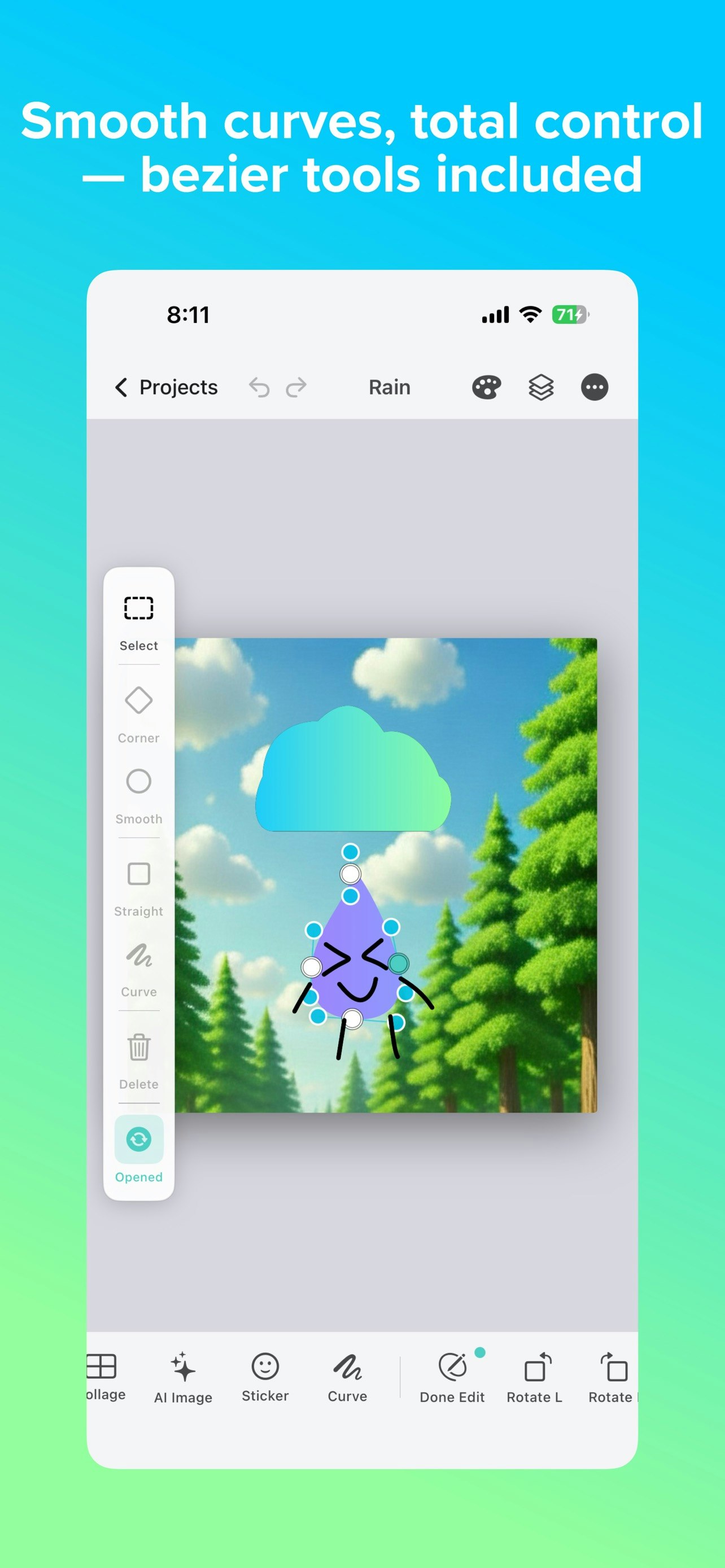 Aigli: Photo & Video Editor - Screenshot 5 showing product features and functionality