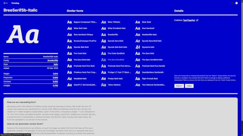 Fontalog screenshot 4