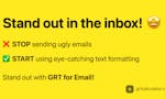 Golden Ratio Typography (GRT) for Email image
