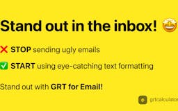 Golden Ratio Typography (GRT) for Email media 1