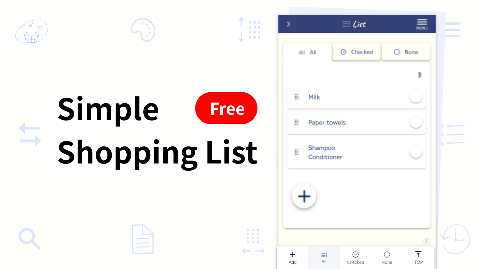 Lista de compras - responsable - Aplicación de lista de compras simple con almacenamiento del historial de compras. media 8