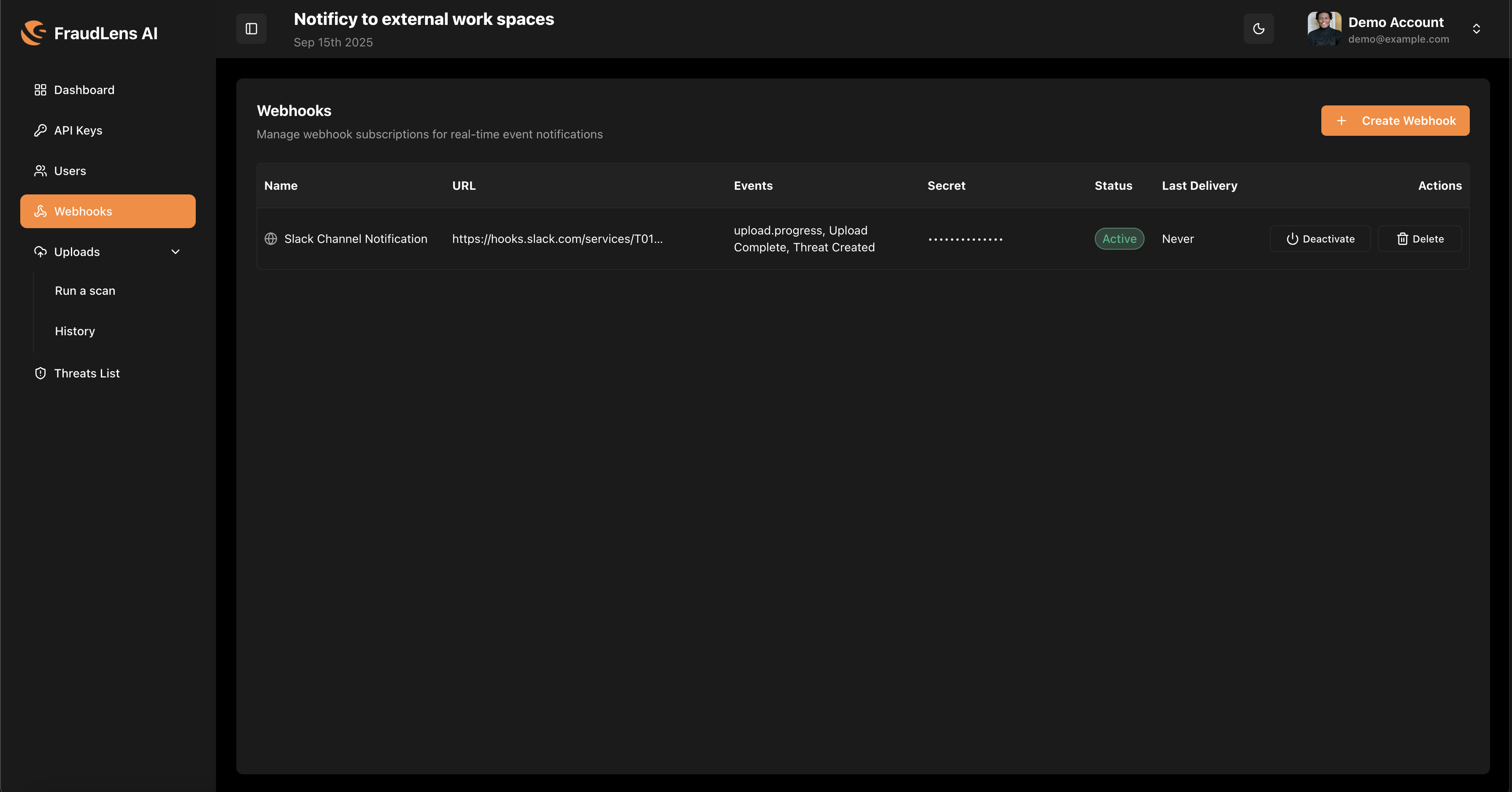 FraudLens AI gallery image