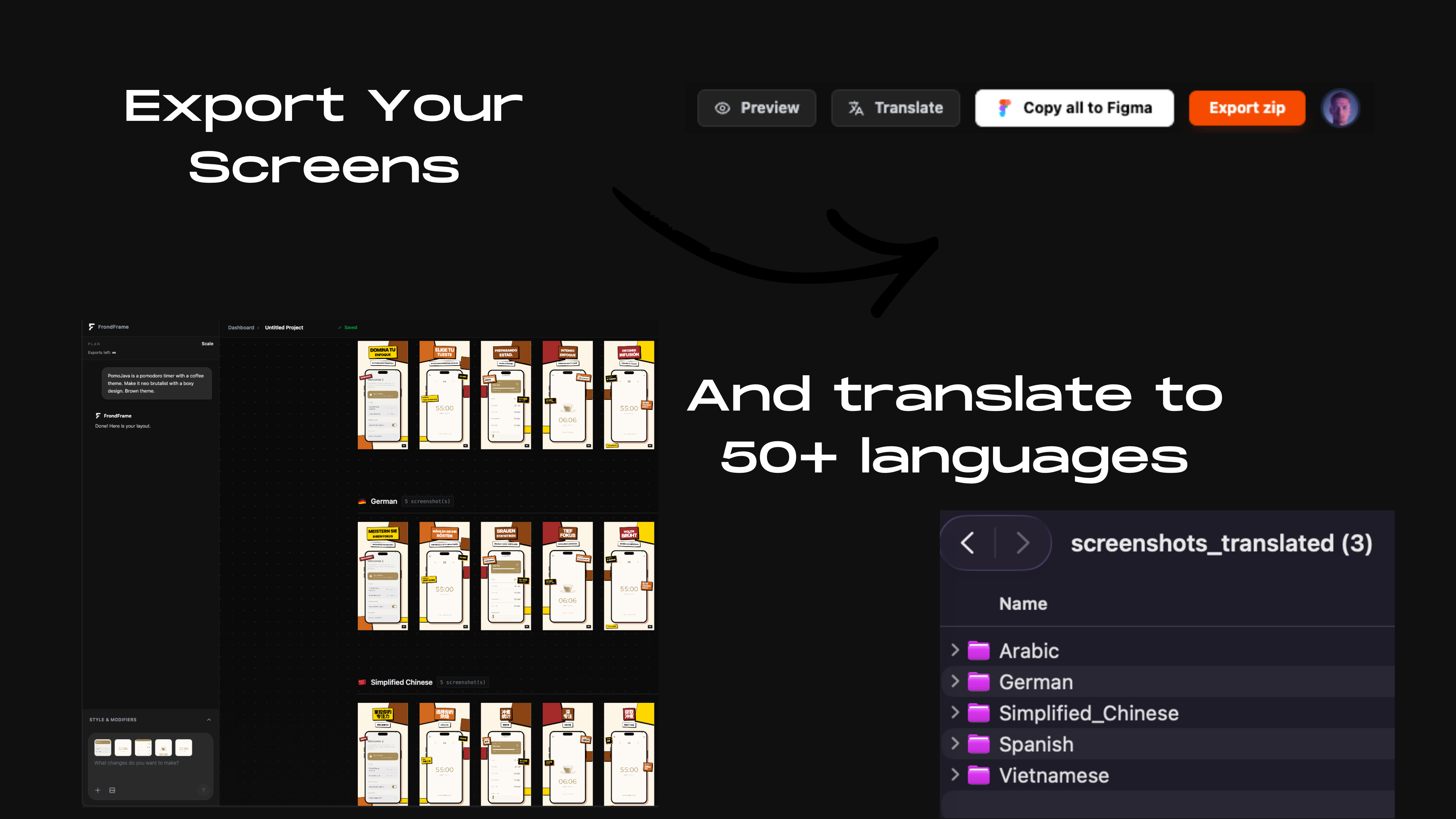 FrondFrame - Screenshot 2 showing product features and functionality