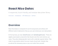 React Nice Dates media 1