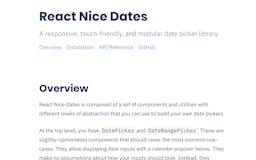 React Nice Dates media 1