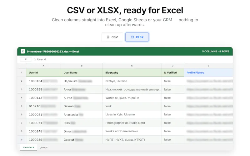 FB Extractor — Chrome Extension screenshot 4