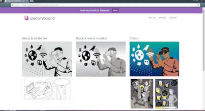 UX Storyboard gallery image
