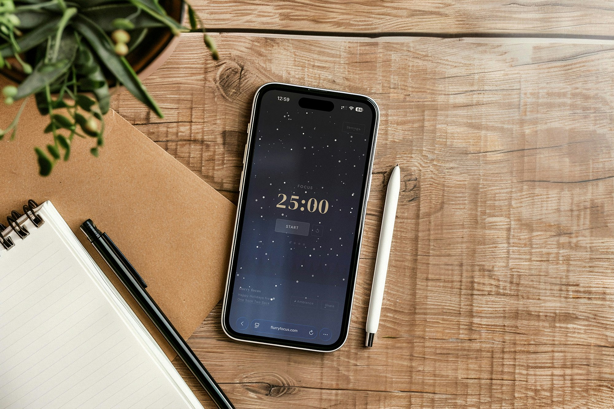 Flurry Focus - Screenshot 3 showing product features and functionality