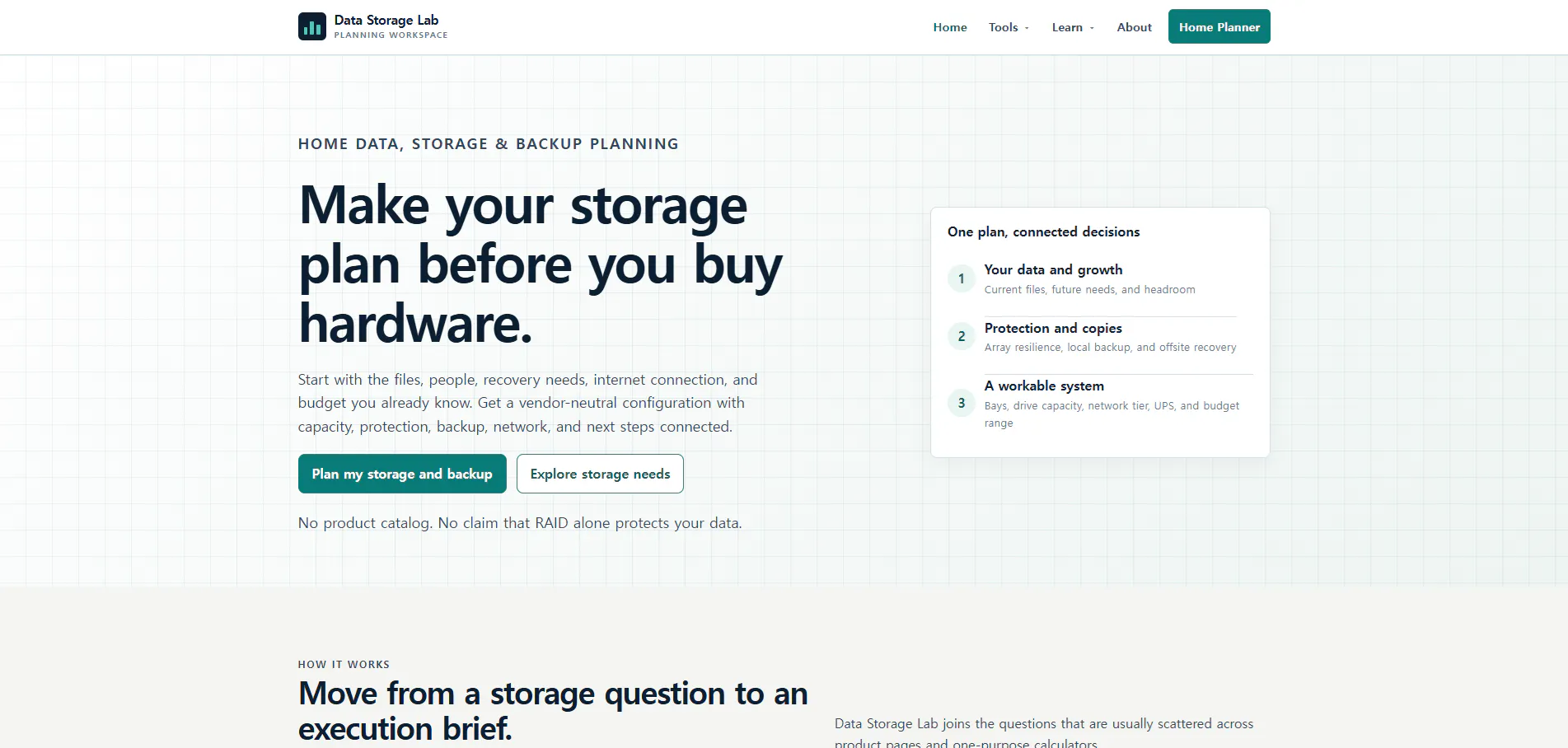 Data Storage Lab: Home Storage Planner gallery image