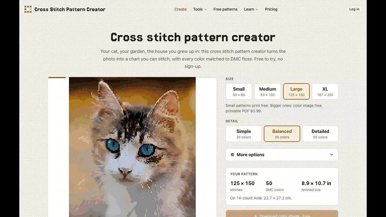 Cross Stitch Pattern Creator gallery image
