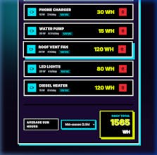 VanPowerCalc gallery image