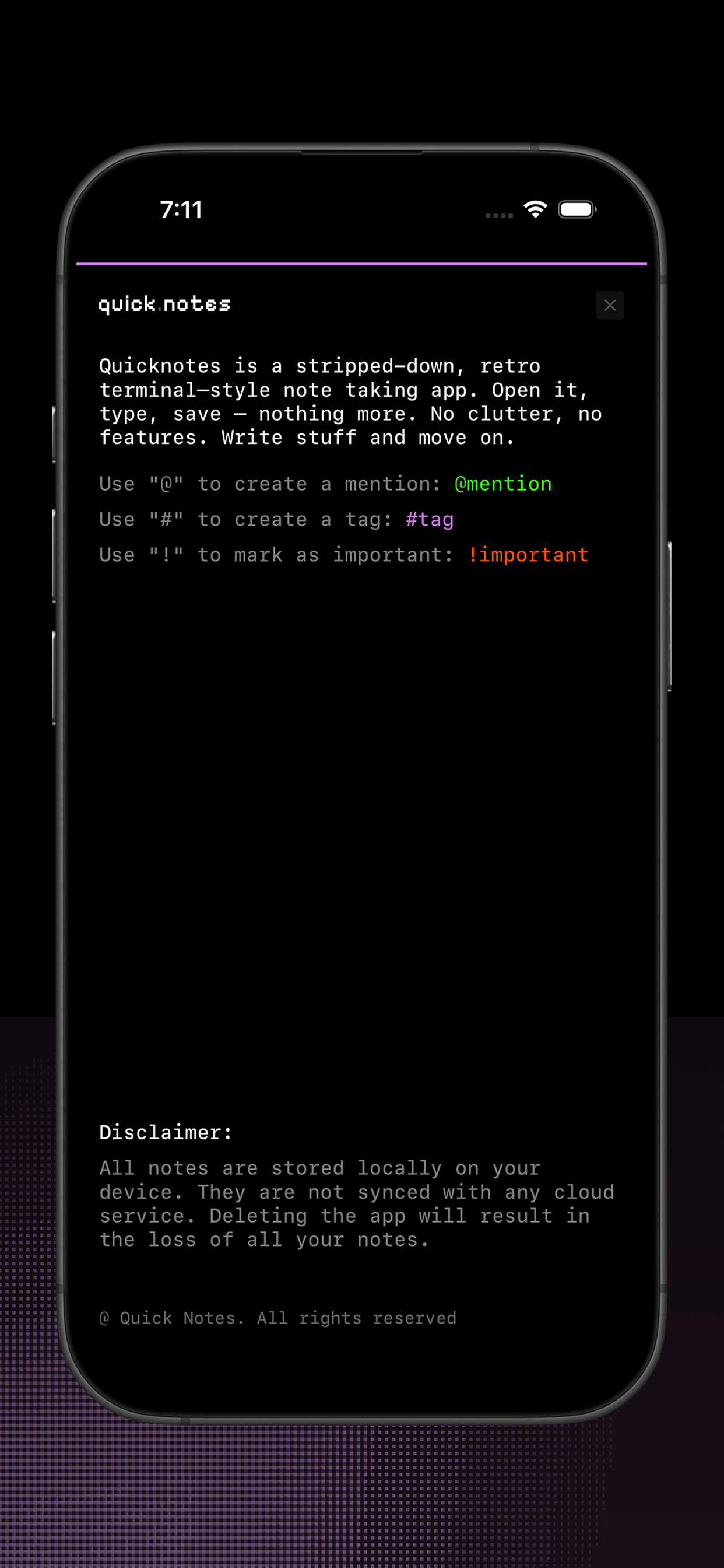 Quick Notes gallery image