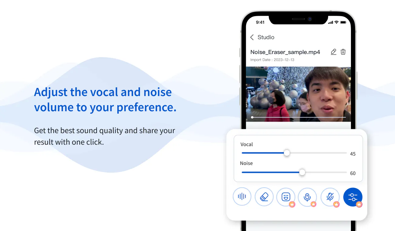 Noise Eraser, An AI-powered denoise APP gallery image