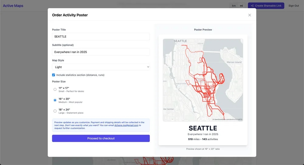 Active Maps - Screenshot 2 showing product features and functionality