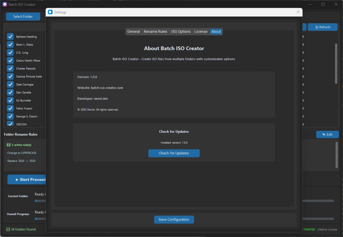Batch ISO -maker - Batch-convert mappen in ISO-bestanden-snel en lichtgewicht media 7