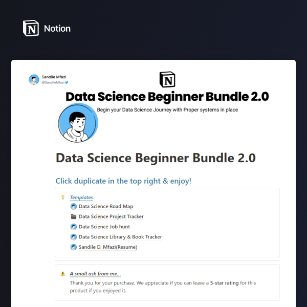 Data Science Beginner Bundle 2.0