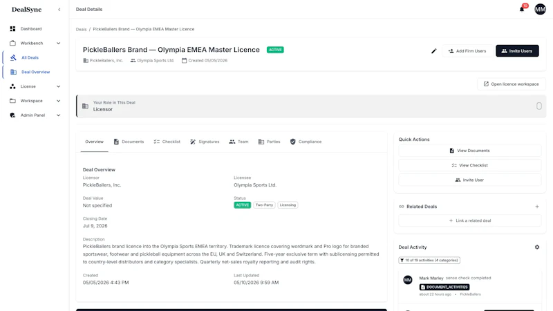 DealSync  screenshot 1
