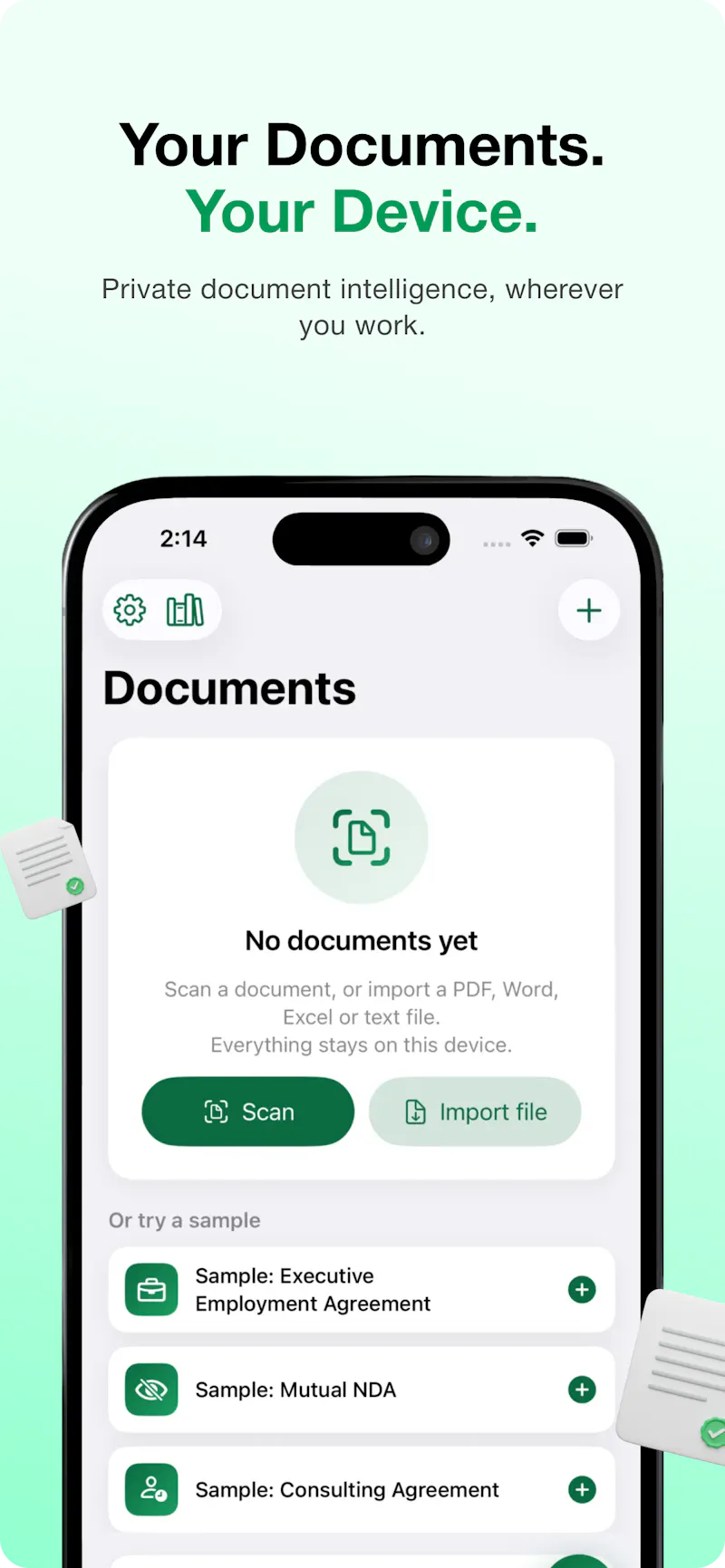 Under Seal: Legal Doc Reader on iphone  screenshot 2