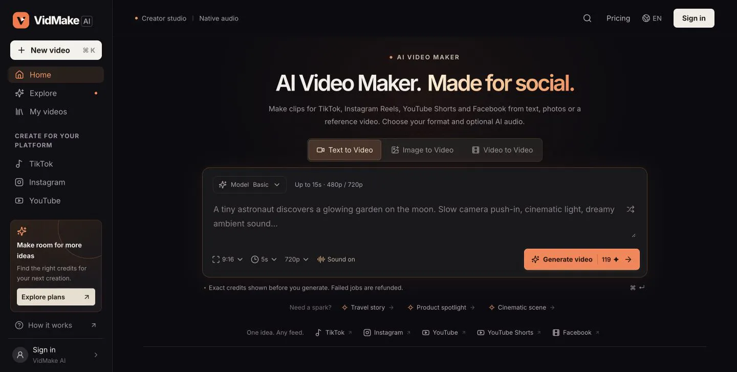 VidMake AI gallery image