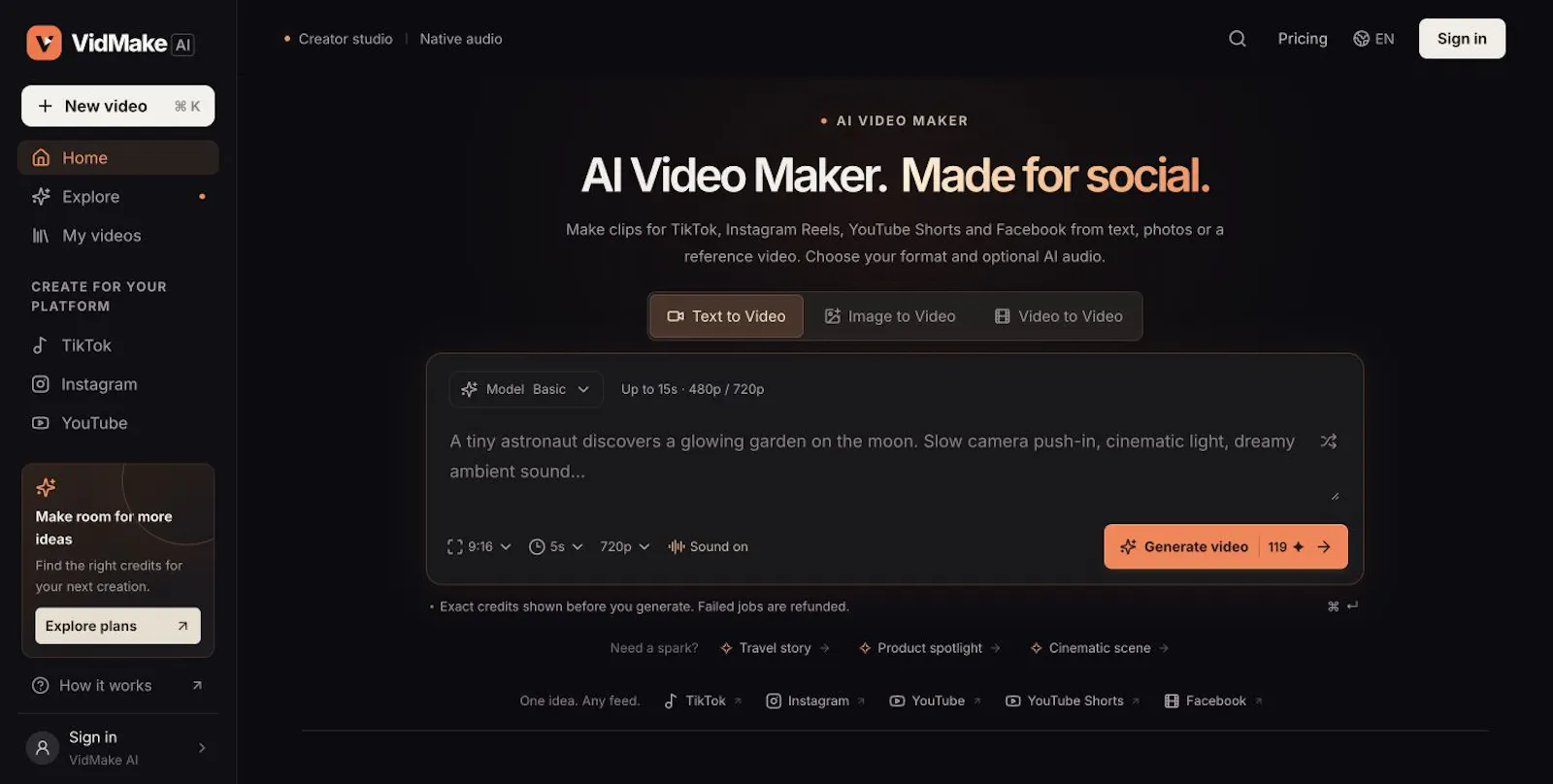 VidMake AI screenshot 3