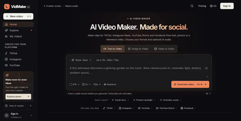 VidMake AI screenshot 3
