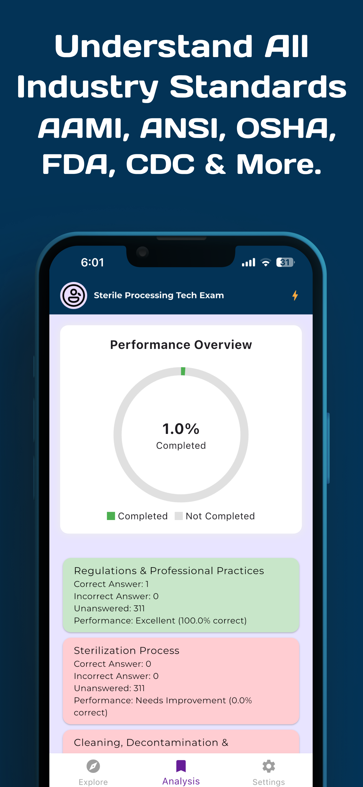 Sterile Processing Tech Exam - Screenshot 5 preview