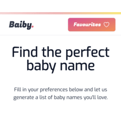 Baiby - Baby Name Generator
