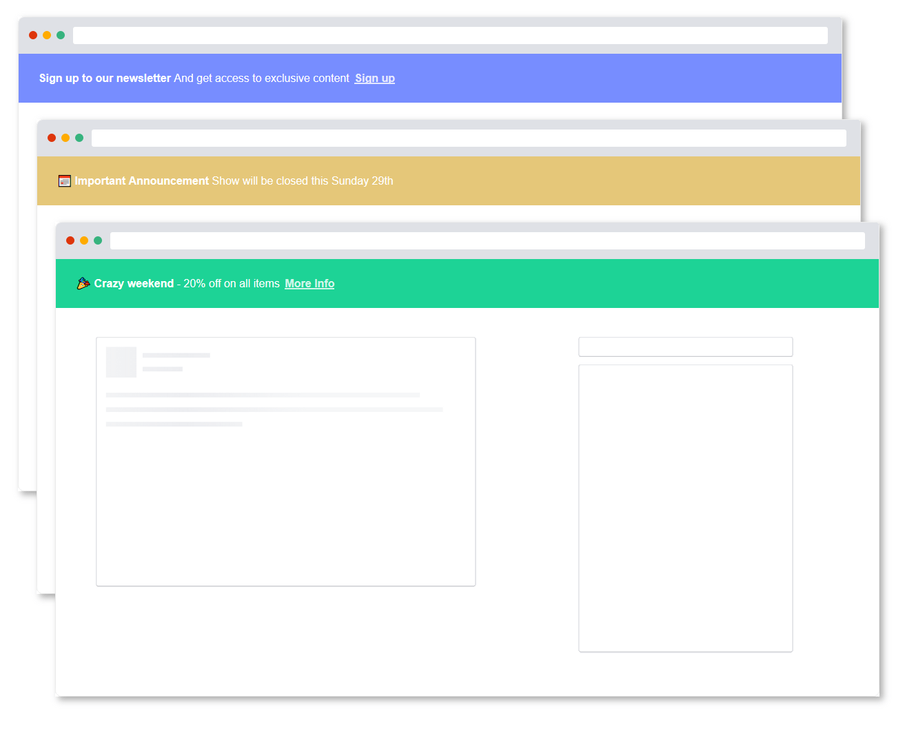 StoreAnnounce gallery image