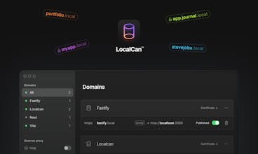 Simplified App Setup with LocalCan