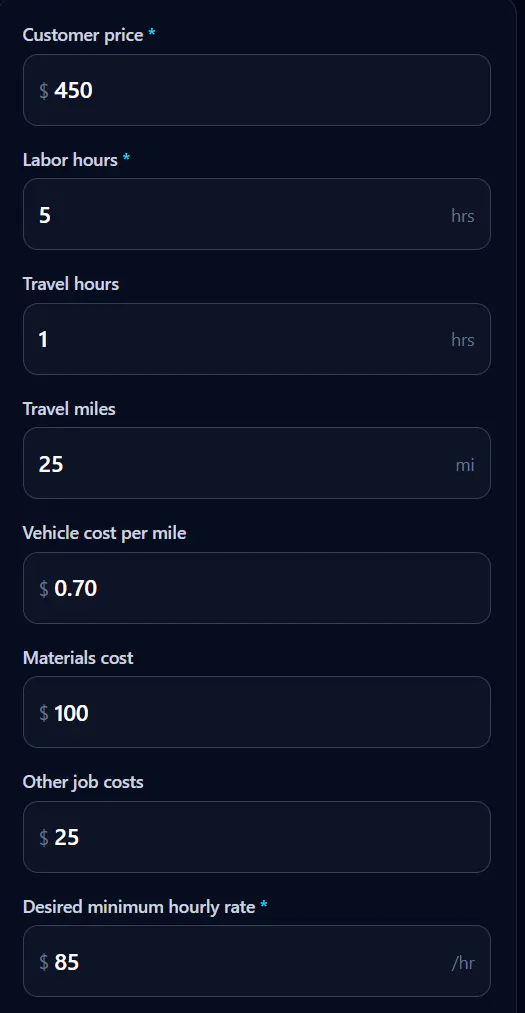 JobProfit — Is this job worth it? gallery image