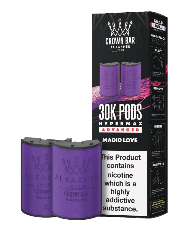 U Vape all'ingrosso - Confezione da 5 capsule preriempite Al Fakher 30k Hypermax media 1