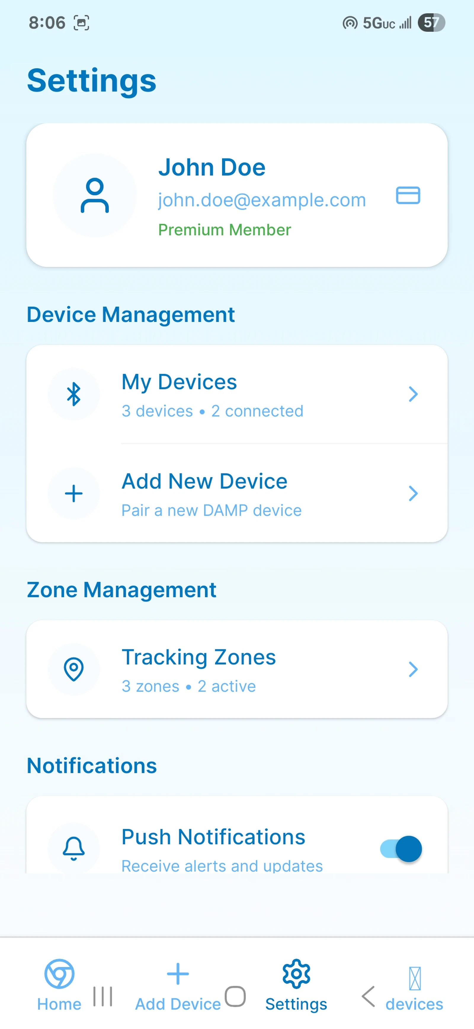 DAMP Smart Drinkware screenshot 4
