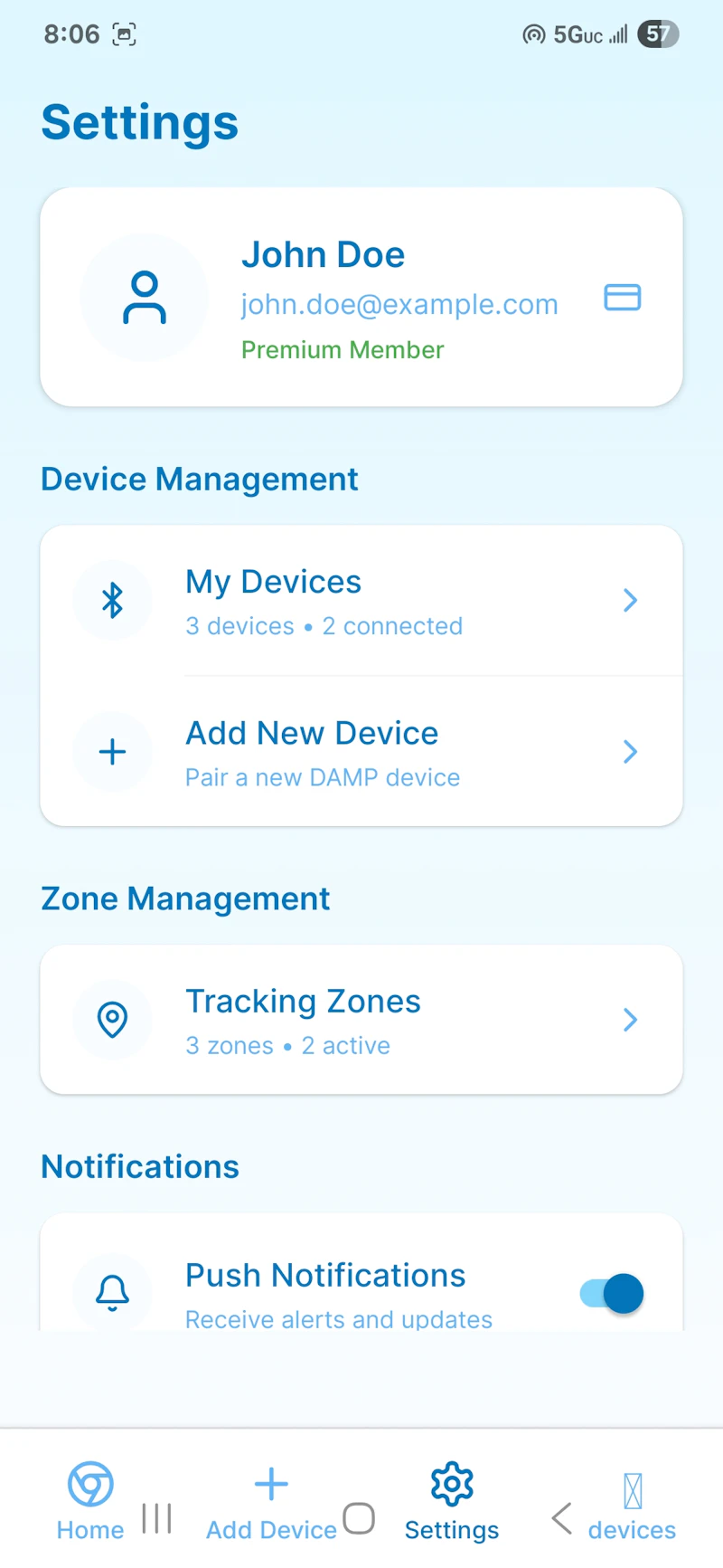 DAMP Smart Drinkware screenshot 4