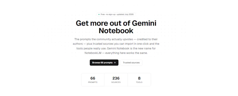 Gemini Notebook Hub screenshot 1