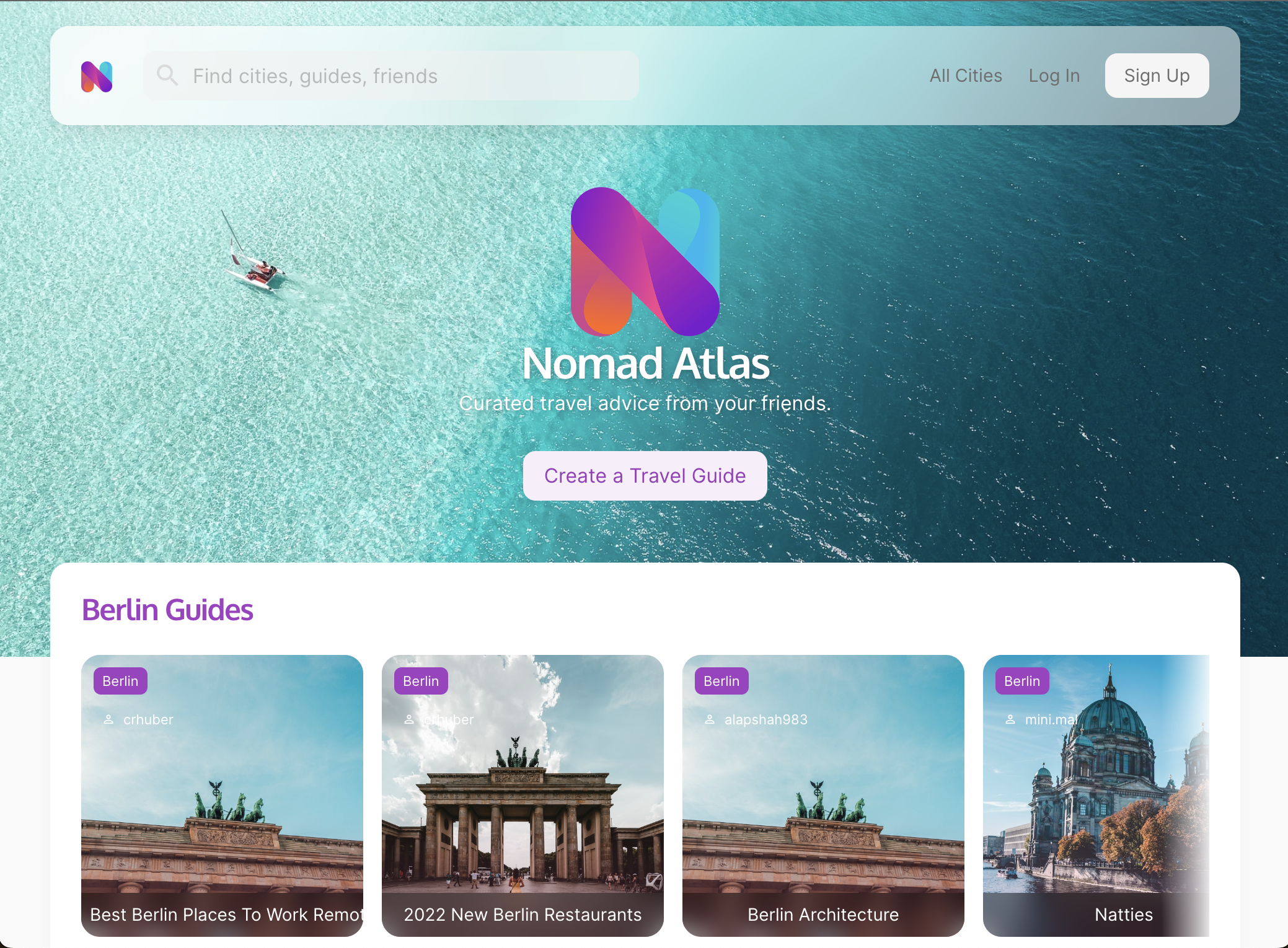 Media Nomad Atlas - Nasihat perjalanan yang dikendalikan dari rakan anda 1