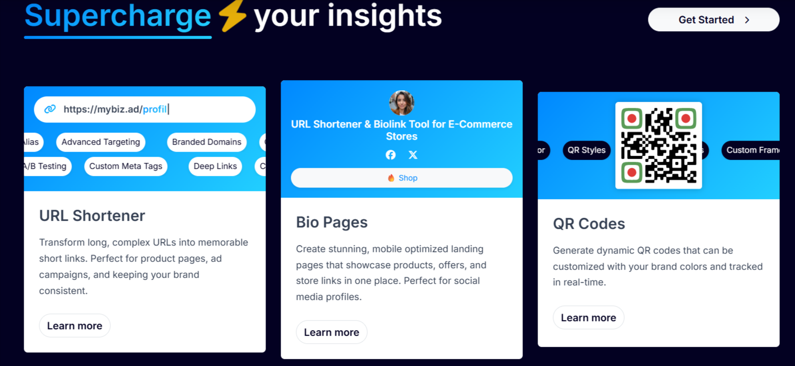 MyBiz.ad - URL Shortener & Biolink Tool gallery image
